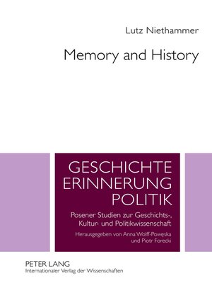 cover image of Memory and History